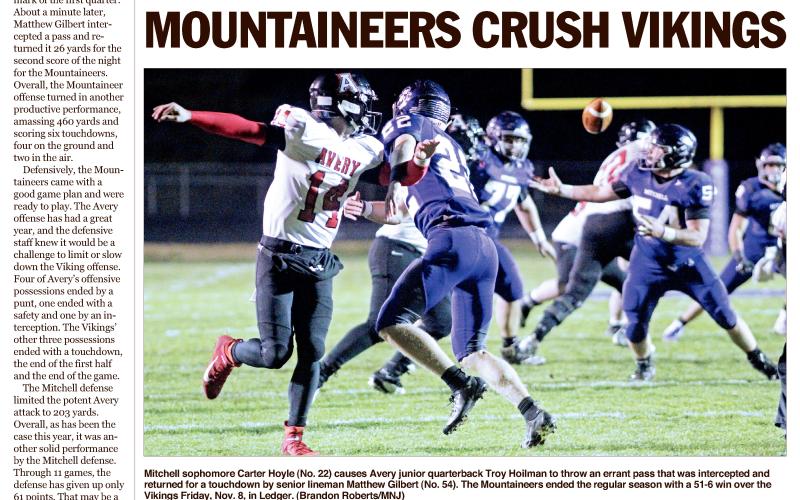 Sports page for Wednesday, Nov. 13.