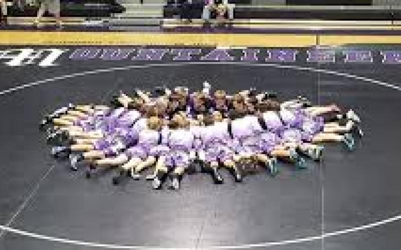 Wrestlers on mat