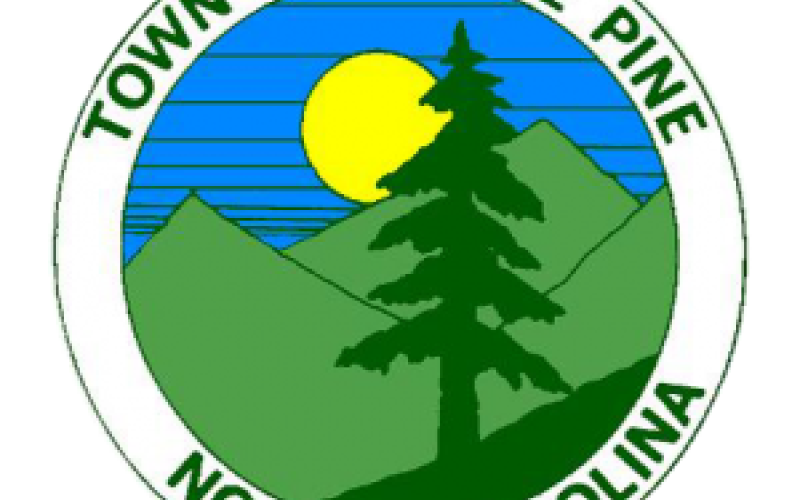 Spruce Pine Town logo