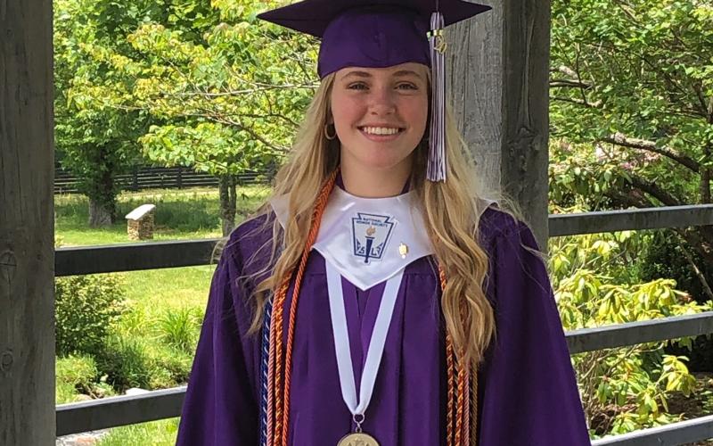 Caroline Atkins is the daughter of Jeff and Angela Atkins of Spruce Pine. She plans to attend East Tennessee State University in the fall of 2020. (Photo Courtesy of Mitchell County Chamber of Commerce)