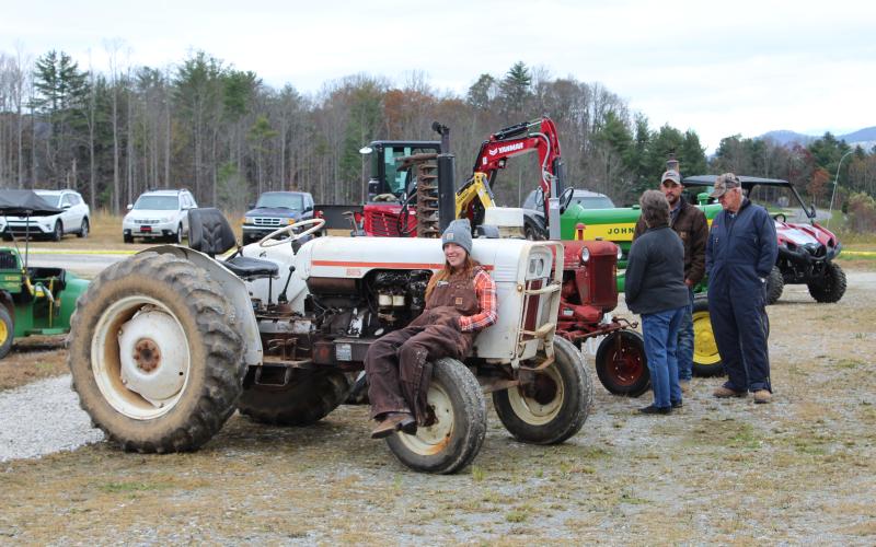 Displays of antique tractors and farm equipment sit ready for attendees of the second annual Remember When Day to view. The festival also featured vendors and live music.  (MNJ photo/Juliana Walker)