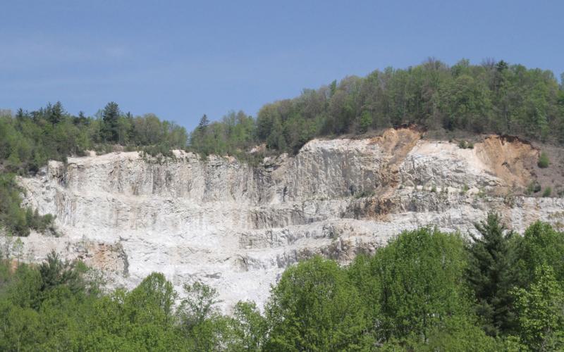 The pure white sand seen in the bunkers at Augusta National Golf Club, the location of the 2020 Masters Tournament, is made of granulated quartz sourced from Mitchell County. (Photo sourced from Quartz Corp website)