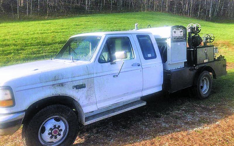Suspects in a recent breaking and entering case drove this stolen truck. (Submitted)