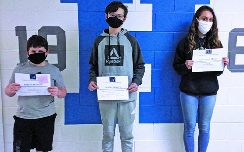 Harris Middle School earlier this month released its list of the latest winners of the Harris Award, which goes to students with the highest average in their group for math, reading, social studies or science.