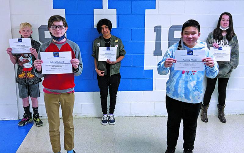 Harris Middle School earlier this month released its list of the latest winners of the Harris Award, which goes to students with the highest average in their group for math, reading, social studies or science.