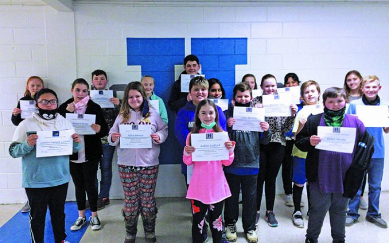 Harris Middle School earlier this month released its list of the latest winners of the Harris Award, which goes to students with the highest average in their group for math, reading, social studies or science.