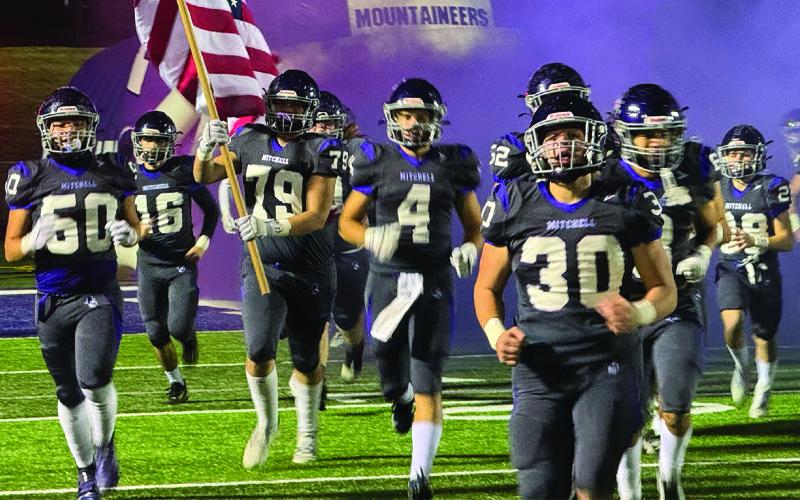 MNJ photo/Laz Aguayo.   The Mitchell High Mountaineers came ready to rumble as they defeated East Wilkes on Friday night in Ledger.