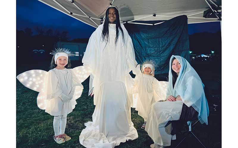 MNJ / Submitted photo - This year Central Baptist Church will portray the angel Gabriel appearing to Mary.
