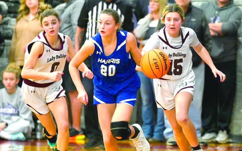 MNJ Photos/Sarah Quintas -  Regan Woodlief leads the fast break.