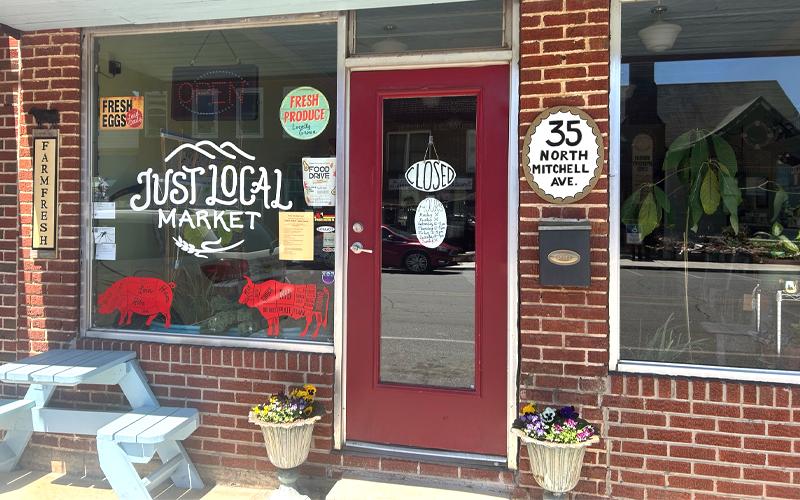 MNJ photo/Sarah Quintas. Just Local Market was saved by the community.