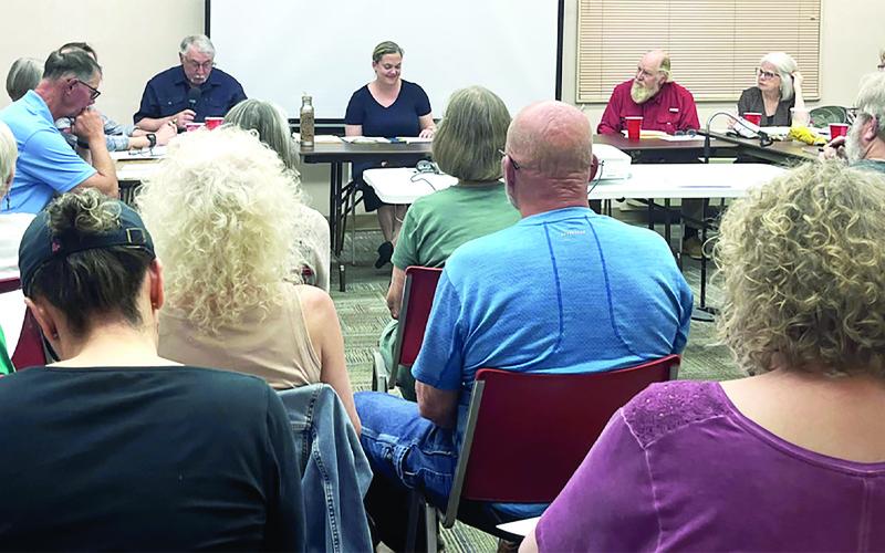 MNJ photo/Madison Smith . The Avery Mitchell Yancey Regional Library Board meeting was held at the Spruce Pine Public Library.