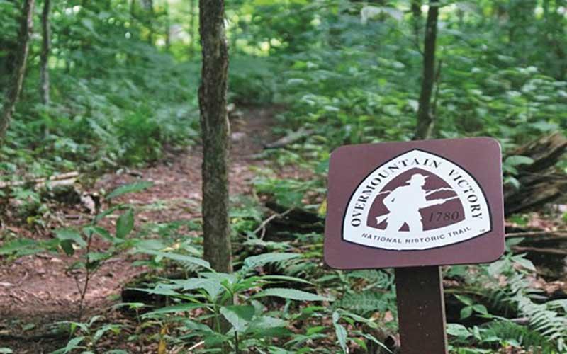 The Overmountain Victory Trail passes through Mitchell County.