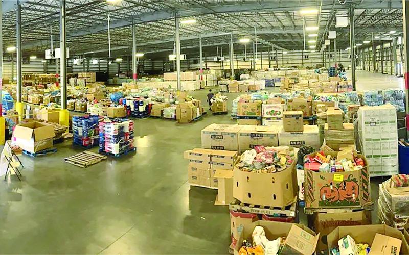 Submitted photo.  The new warehouse of MANNA Foodbank is located in Mills River in Henderson County. The previous facility in Buncombe County was destroyed in Tropical Storm Helene.