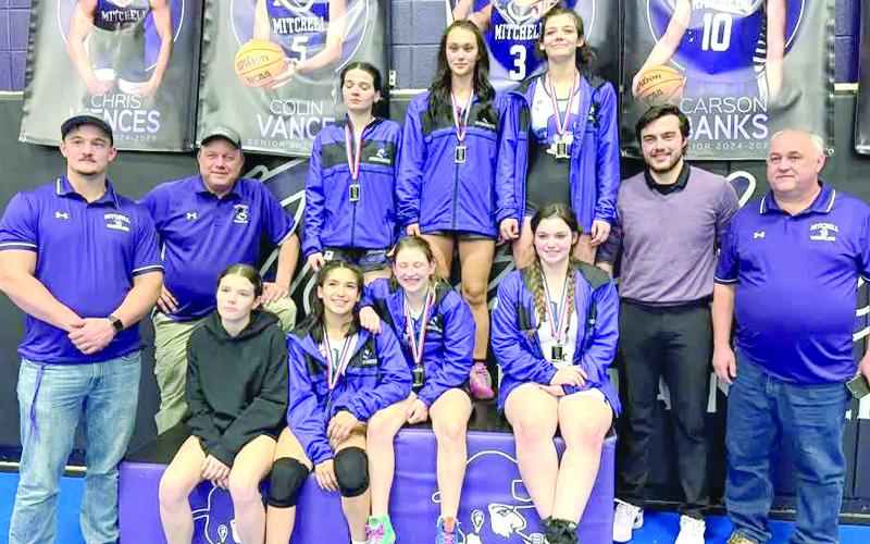 Submitted photo.  The Mitchell High School Lady Mountaineers crowned four champions on the day.