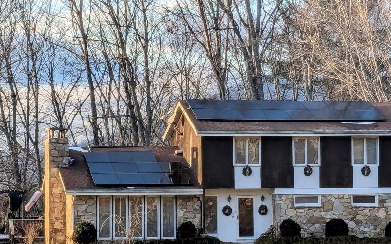 Submitted photo.  Some Mitchell County residents utilize solar power as either a primary or supplementary source of electricity.