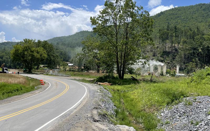 MNJ Photo/Mariel Williams.  A public hearing will be held on July 29 at 6 p.m. in the old Bowman school building in Bakersville to discuss a proposed mine near this area of the Poplar community.
