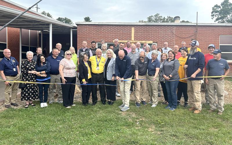 MNJ Photo/Noreen Nickolas.  The Baptists on Mission Rebuild Center in Spruce Pine officially opened on Sept. 24. It will accommodate from 150 to 200 volunteers. Its mission is to restore homes in the area that were damaged during Tropical Storm Helene.
