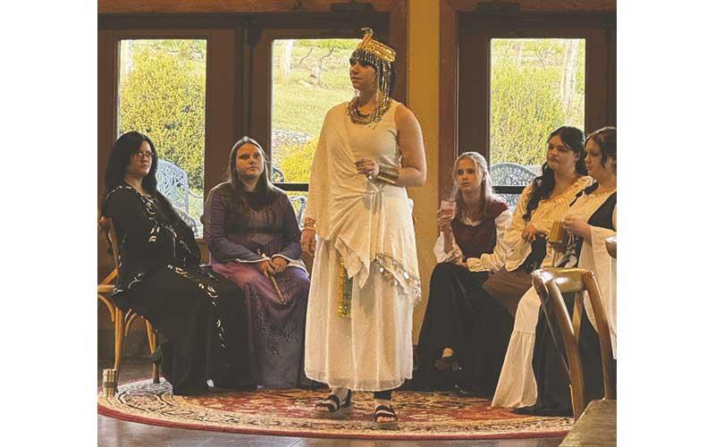 MNJ Photo/Jaren Gragg - Noella McClellan performs as Cleopatra.
