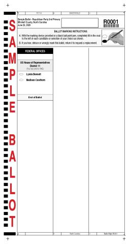 Sample ballot