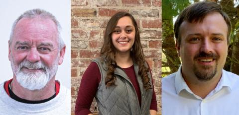 In interviews with MNJ Reporter Juliana Walker, Mitchell County Board of Commissioners candidates explained their backgrounds, qualifications and ideas for the future of the county. From Left to Right: Jeff Harding, Harley Masters and Brandon Pittman.