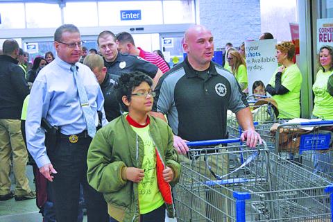 Shop With a Cop volunteers