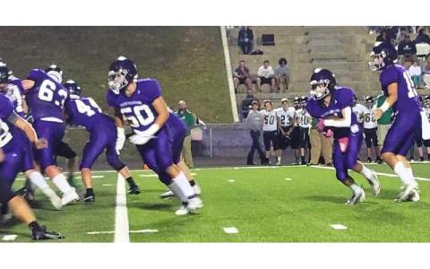 Laz Aguayo/MNJ photo - The Mitchell Mountaineers JV team battled it out with Mt. Heritage on Thursday, Oct. 12. The JVs finished the season with a history-making 8-0 record. 