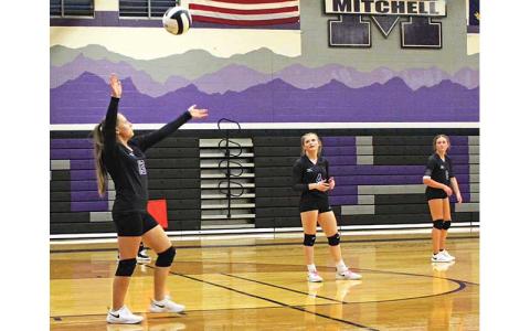 MNJ file photo - The Lady Mountaineers volleyball team finished their season on Oct. 17 with a 2-18 record. The team has worked hard this year and hope to reap the rewards of that work next season. 