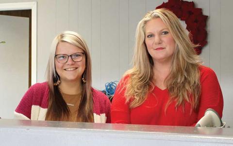 Taylor Marchese and Shelley Buchanan look forward to serving residents at the newly opened NC DMV. 