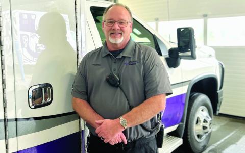 MNJ photo/Sarah Quintas. Wade Huntsinger takes the reins as interim director of Mitchell Medics.