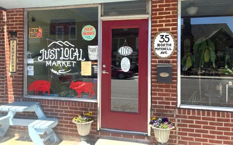 MNJ photo/Sarah Quintas. Just Local Market was saved by the community.