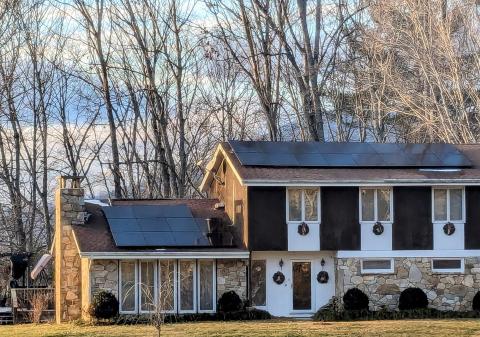 Submitted photo.  Some Mitchell County residents utilize solar power as either a primary or supplementary source of electricity. 