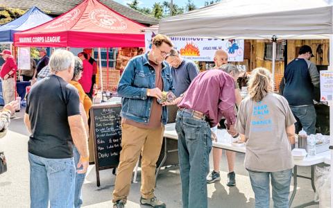 MNJ Photo/Steffen Silvis.   The Spruce Pine BBQ Festival filled Locust Avenue with locals and visitors alike.