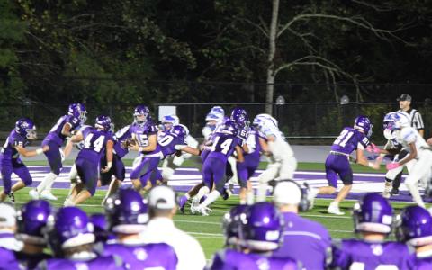 MNJ Photo/Blake Thayer.  The Mitchell High School Mountaineers celebrated the 50th anniversary of MHS homecomings with a 39-7 win.