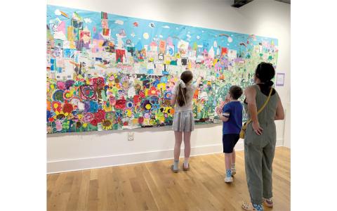 MNJ Photo/Jaren Gragg.  The closing reception for the Student Art Showcase attracted art lovers of all ages.