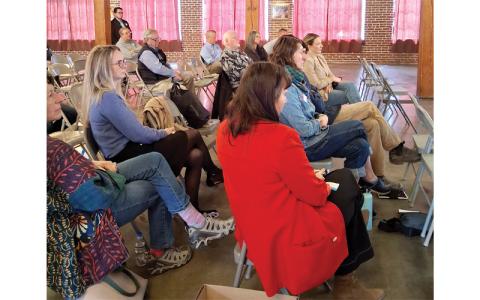 MNJ Photo/Kiesa Kay. About 50 people attended the Mitchell County Tourism Summit.