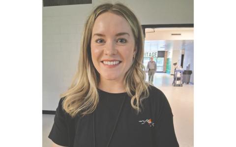 MNJ Photo/Kiesa Kay. Laney Tipton is the liaison between Mountain Strong and N.C. State University.