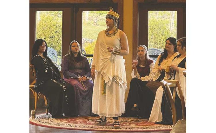 MNJ Photo/Jaren Gragg - Noella McClellan performs as Cleopatra.