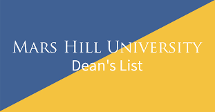 Mars Hill Dean's List