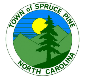 Spruce Pine Town logo