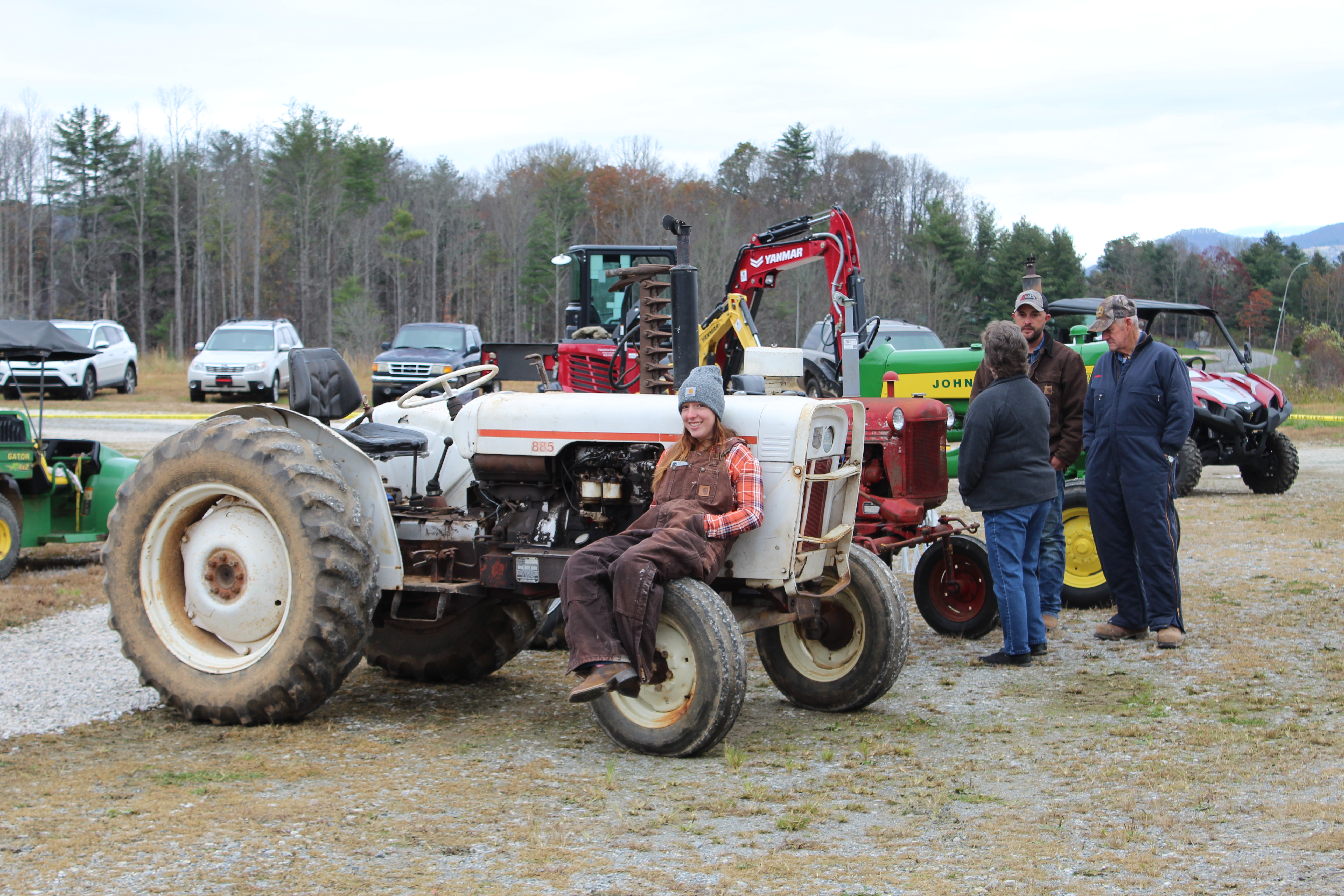 Displays of antique tractors and farm equipment sit ready for attendees of the second annual Remember When Day to view. The festival also featured vendors and live music.  (MNJ photo/Juliana Walker)