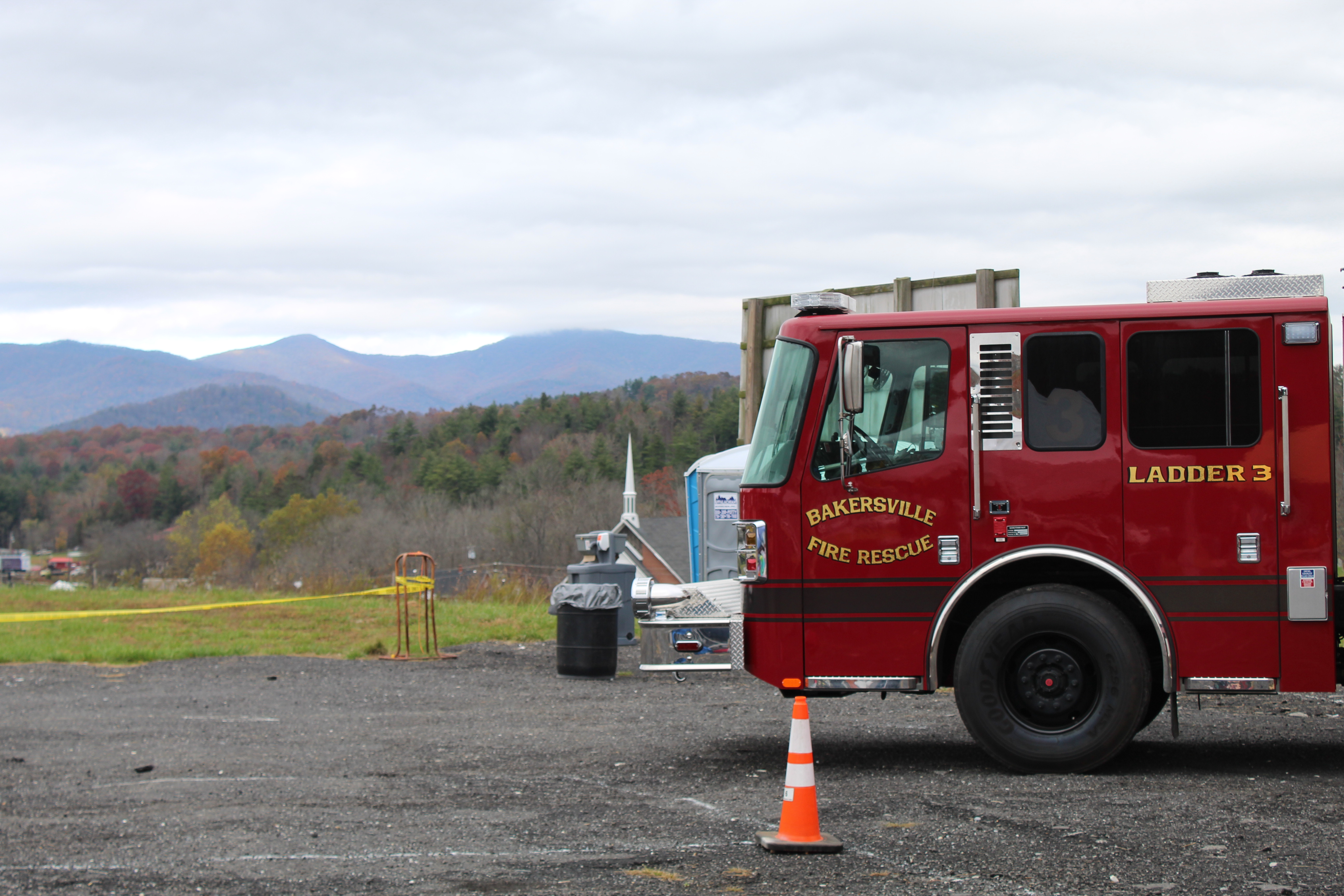  A Bakersville Fire and Rescue truck sits on display at the second annual Remember When Day. The free event was a fundraiser with proceeds benefiting the Mitchell County Firefighters Association. (MNJ Photo/Juliana Walker)
