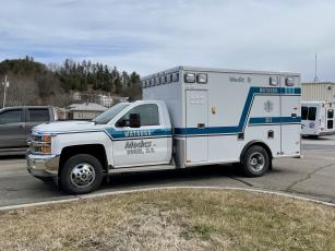 At the board’s regular session on Wednesday, Feb. 10, commissioners unanimously approved a decision to begin negotiations for a contract with Watauga Medics, which would be called “Mitchell Medics” if hired by the county. (Photo by Juliana Walker/MNJ)
