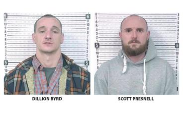 Photos/Mitchell County Sheriff’s Department - Dillion Byrd and Scott Presnell