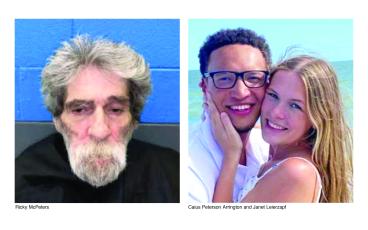 Photos submitted. Left: Ricky McPeters. Right: Caius Peterson Arrington and Janet Leierzapf.
